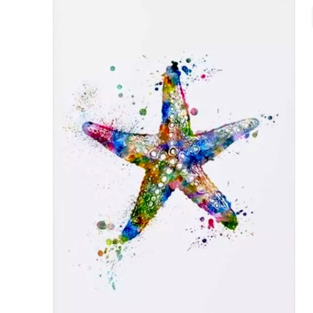 Acuarela Arte Poster Print
